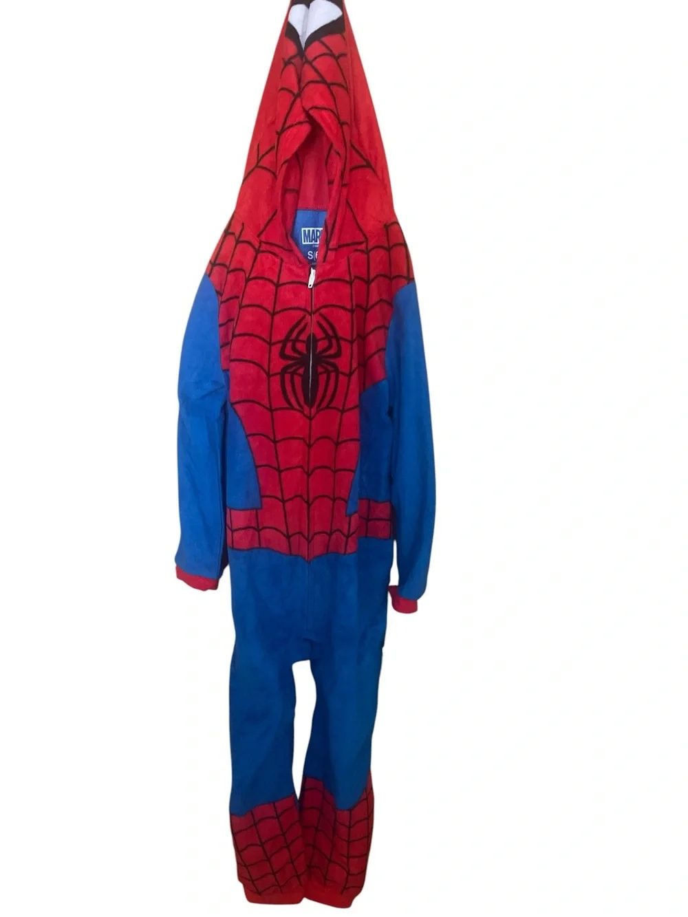 Boys' Spider-Man Union Suit - Red & Blue Sz 6/7